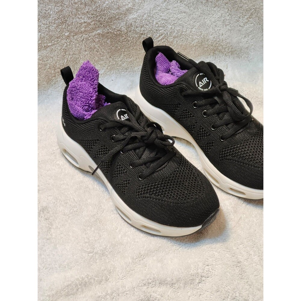AIR Black Sneakers Size 8